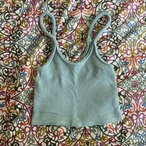 Free People Sage Green Tank